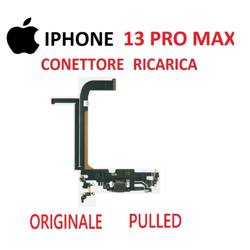 CONNETTORE RICARICA FLAT IPHONE 13 PRO MAX ORIGINALE PULLED