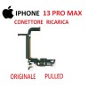 CONNETTORE RICARICA FLAT IPHONE 13 PRO MAX ORIGINALE PULLED