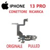 CONNETTORE RICARICA FLAT IPHONE 13 PRO ORIGINALE PULLED
