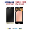 DISPLAY LCD SAMSUNG J3 2016 J320 GOLD ORIGINALE