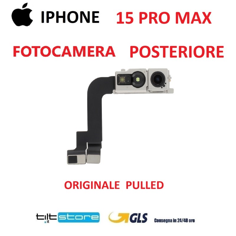 FOTOCAMERA ANTERIORE IPHONE 15 PRO MAX ORIGINALE PULLED
