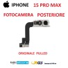 FOTOCAMERA ANTERIORE IPHONE 15 PRO MAX ORIGINALE PULLED