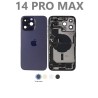 SCOCCA POSTERIORE IPHONE 14 PRO MAX VIOLA PURPLE COMPLETA DI FLAT ORIGINALE