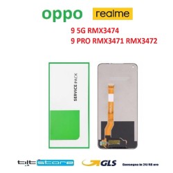 DISPLAY LCD OPPO REALME 9 5G RMX3474 / REALME 9 PRO RMX3471 RMX3472 SCHERMO OEM PARI ORIGINALE