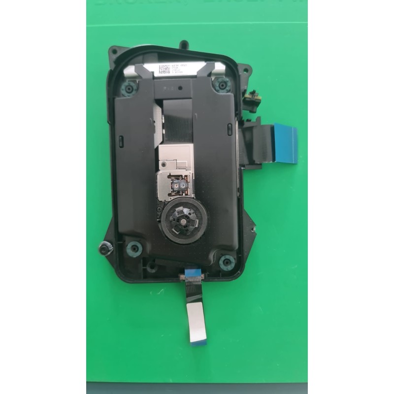 CARRELLO LASER PS3 SONY SLIM 4000 KEM-850AAA OTTICA PS3 SUPER SLIM COMPLETO DI FLAT ORIGINALE RIGENERATO