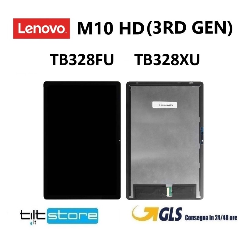 DISPLAY LCD PER LENOVO TAB M10 HD 3RD GEN TB328FU TB328XU XAAE0000SE VETRO SCHERMO