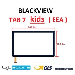 VETRO TOUCH SCREEN TABLET BLACKVIEW TAB 7 Kids ( EEA ) VETRO SCHERMO NERO