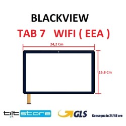 VETRO TOUCH SCREEN TABLET BLACKVIEW TAB 7 WIFI ( EEA ) VETRO SCHERMO NERO