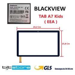 VETRO TOUCH SCREEN TABLET BLACKVIEW TAB A7 Kids ( EEA ) VETRO SCHERMO NERO