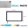 VETRO TOUCH SCREEN TABLET OSCAL PAD70 VETRO SCHERMO NERO