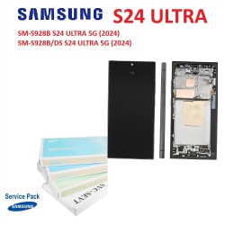 DISPLAY LCD SAMSUNG S24 ULTRA 5G SM S928B SCHERMO ORIGINALE SERVICE PACK NERO