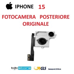 FOTOCAMERA POSTERIORE IPHONE 15 ORIGINALE PULLED