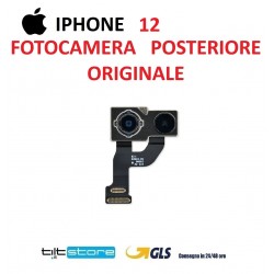 FOTOCAMERA POSTERIORE IPHONE 12 ORIGINALE PULLED