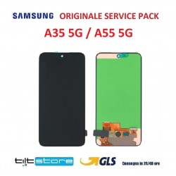 DISPLAY LCD SAMSUNG A55 5G SM A556 / A35 5G SM A356B ORIGINALE SERVICE PACK NO FRAME