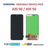 DISPLAY LCD SAMSUNG A55 5G SM A556 / A35 5G SM A356B ORIGINALE SERVICE PACK NO FRAME