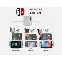 LETTORE CARD READER SLOT PER NINTENDO SWITCH ,SWITCH LITE, SWITCH OLED