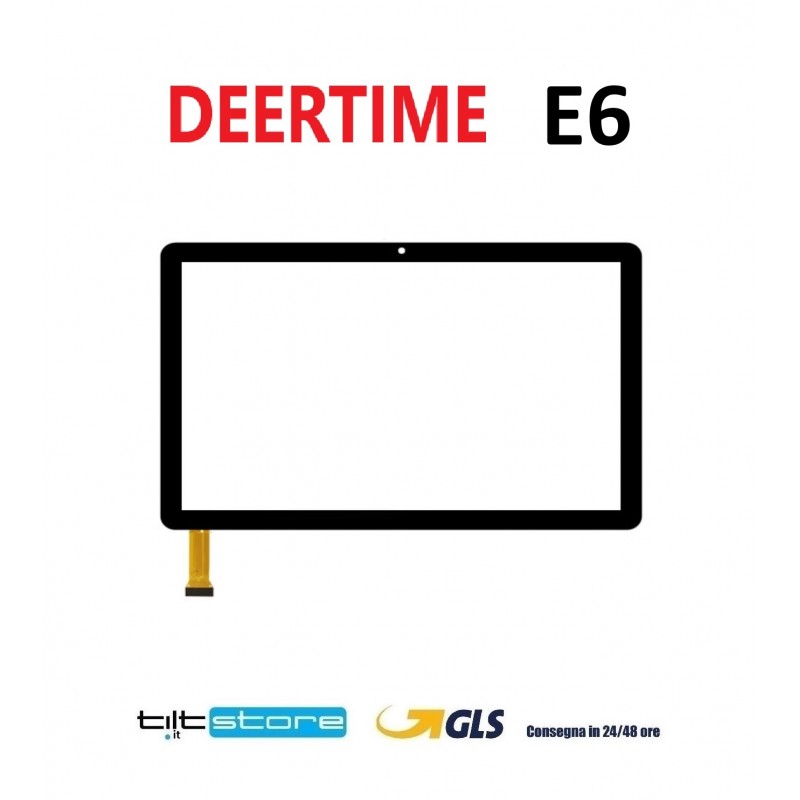 VETRO TOUCH SCREEN TABLET DEERTIME E6 SCHERMO NERO