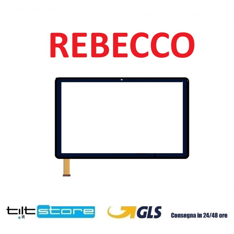 VETRO TOUCH SCREEN TABLET REBECCO VETRO SCHERMO NERO