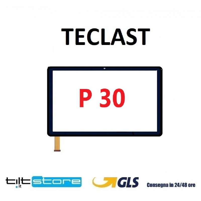 VETRO TOUCH SCREEN TECLAST P30 SCHERMO NERO
