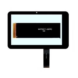 VETRO TOUCH SCREEN FLAT MH7001T-00FPC 7 Pollici Nero