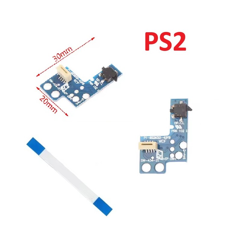 FLAT PCB ACCENSIONE PER SONY PLAYSTATION Sony PS2 Slim SCPH 7000 Series