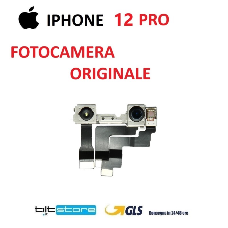 FOTOCAMERA ANTERIORE IPHONE 12 PRO ORIGINALE PULLED