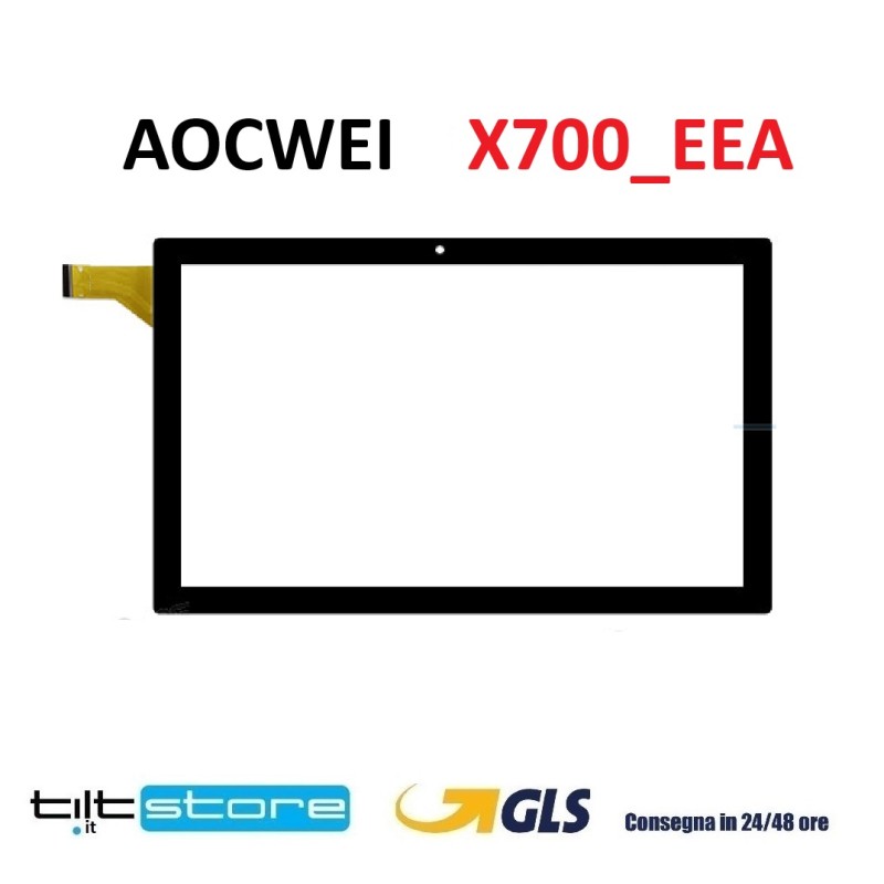 VETRO TOUCH SCREEN AOCWEI X700_EEA TABLET SCHERMO NER0