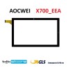 VETRO TOUCH SCREEN AOCWEI X700_EEA TABLET SCHERMO NER0