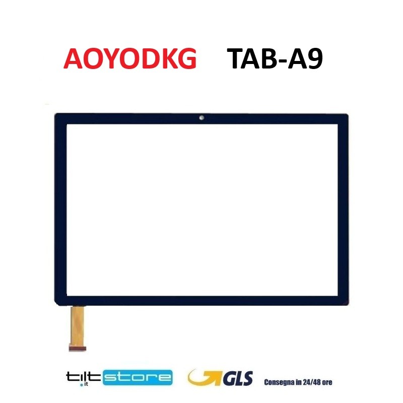 VETRO TOUCH SCREEN AOYODKG TAB-A9 TABLET SCHERMO NERO