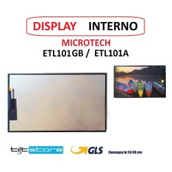 DISPLAY LCD TABLET MICROTECH e-tab ETL101GB / ETL101A / ETL101A_EEA SCHERMO INTERNO USATO