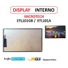 DISPLAY LCD TABLET MICROTECH e-tab ETL101GB / ETL101A / ETL101A_EEA SCHERMO INTERNO USATO