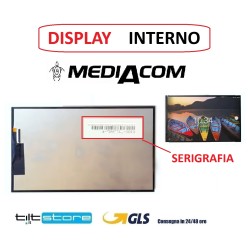 DISPLAY LCD MEDIACOM SmartPad iyo 10 M-SP1EY / M-SP1IY4G / M-SP1DY VERSIONE SERIGRAFIA K101-MM2JA05-A3 USATO